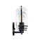 Designers Fountain Skylar 24.5 in. 3-Light Matte Black Vanity Light with Clear Glass Shades for Bathrooms D332M-3B-MB - alternate 7
